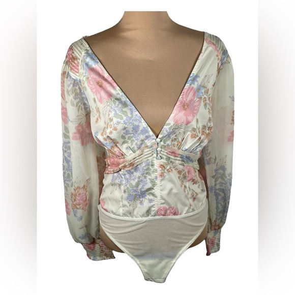 Free‎ People x Revolve Wanderlust Bodysuit in Ivory NEW Medium - Picture 4 of 16